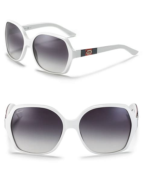 white gucci sunglasses shades.